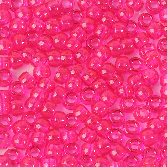 Large-hole plastic beads