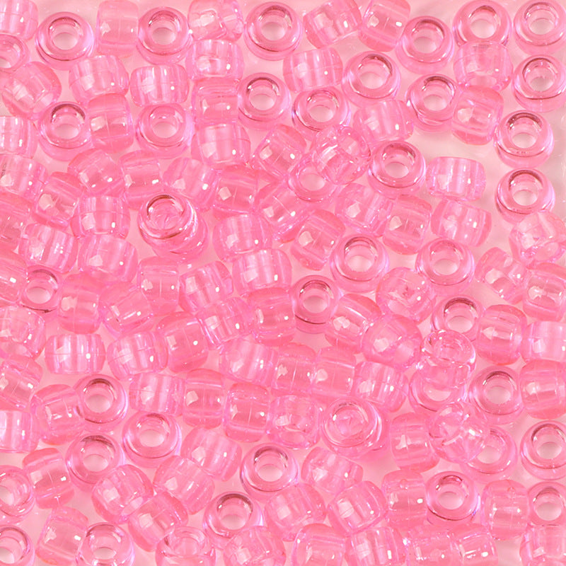 Large-hole plastic beads