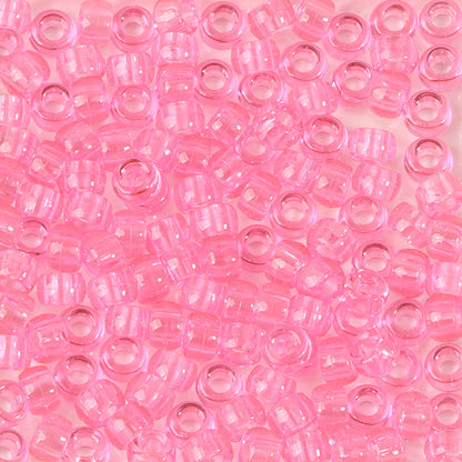 Large-hole plastic beads