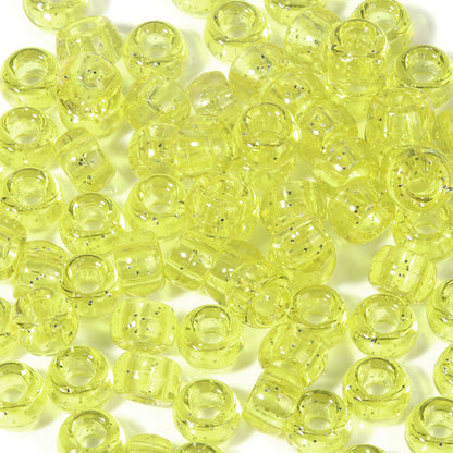 Large-hole plastic beads