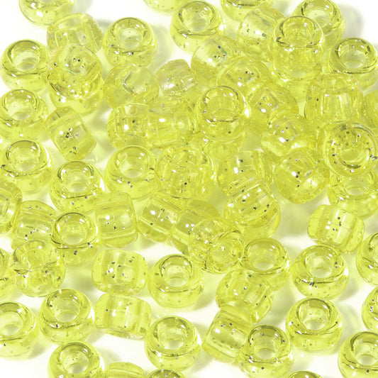 Large-hole plastic beads