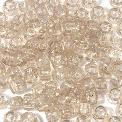 Large-hole plastic beads
