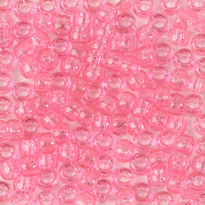 Large-hole plastic beads