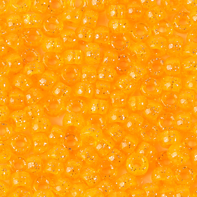 Large-hole plastic beads