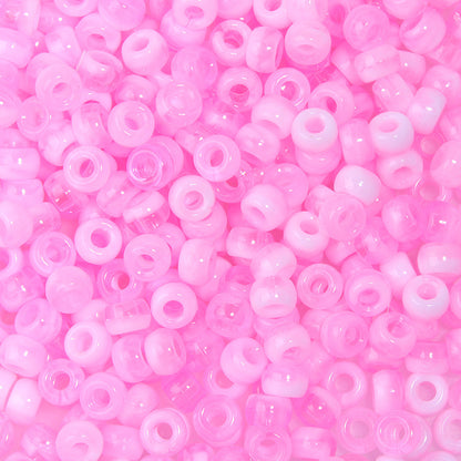 Large-hole plastic beads