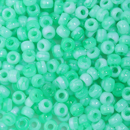 Large-hole plastic beads