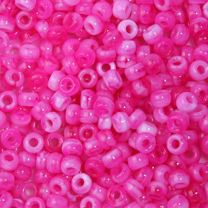 Large-hole plastic beads