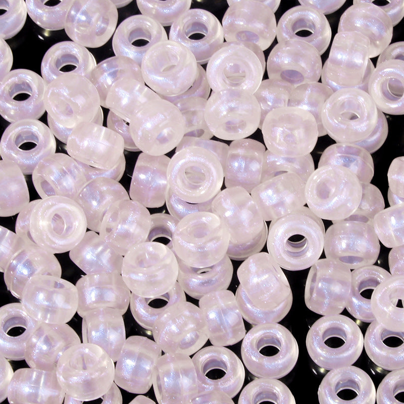 Large-hole plastic beads