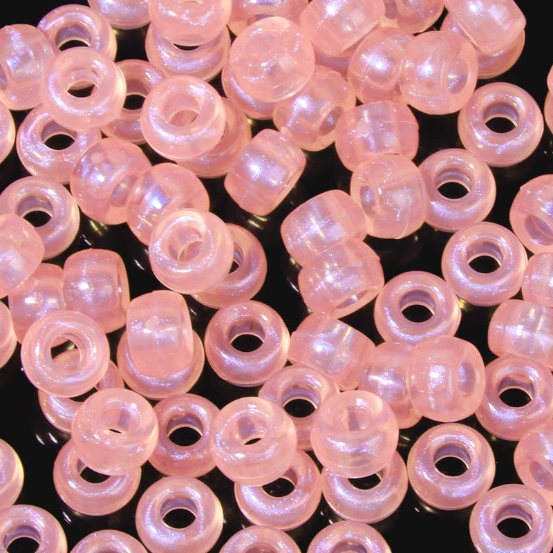 Large-hole plastic beads