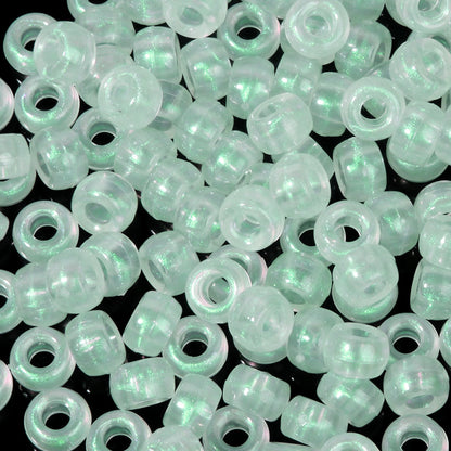 Large-hole plastic beads