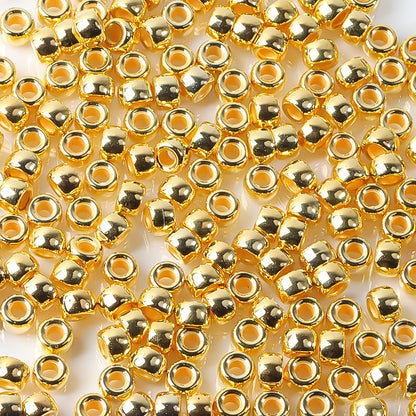 Large-hole plastic beads