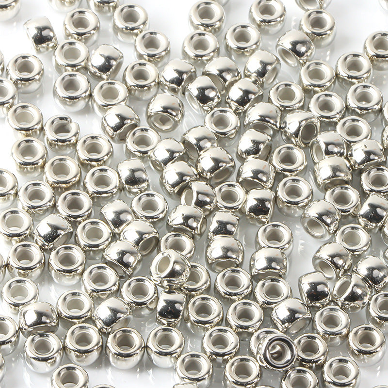Large-hole plastic beads