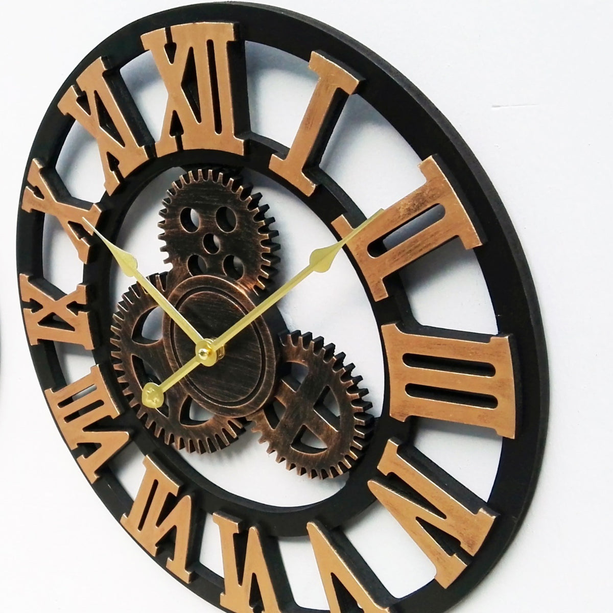 Large industrial style wall clock
