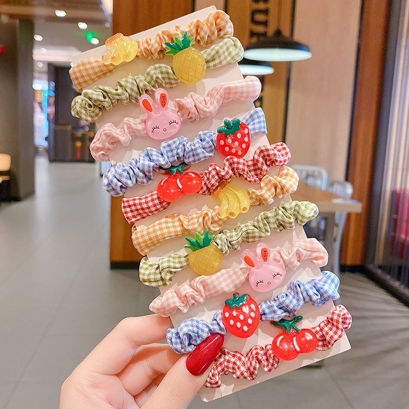 Large intestine-shaped hair tie