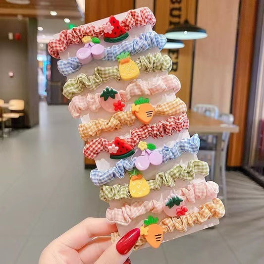 Large intestine-shaped hair tie