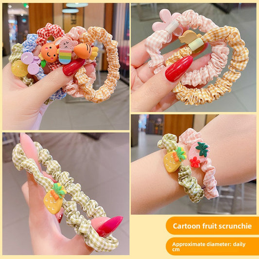 Large intestine-shaped hair tie