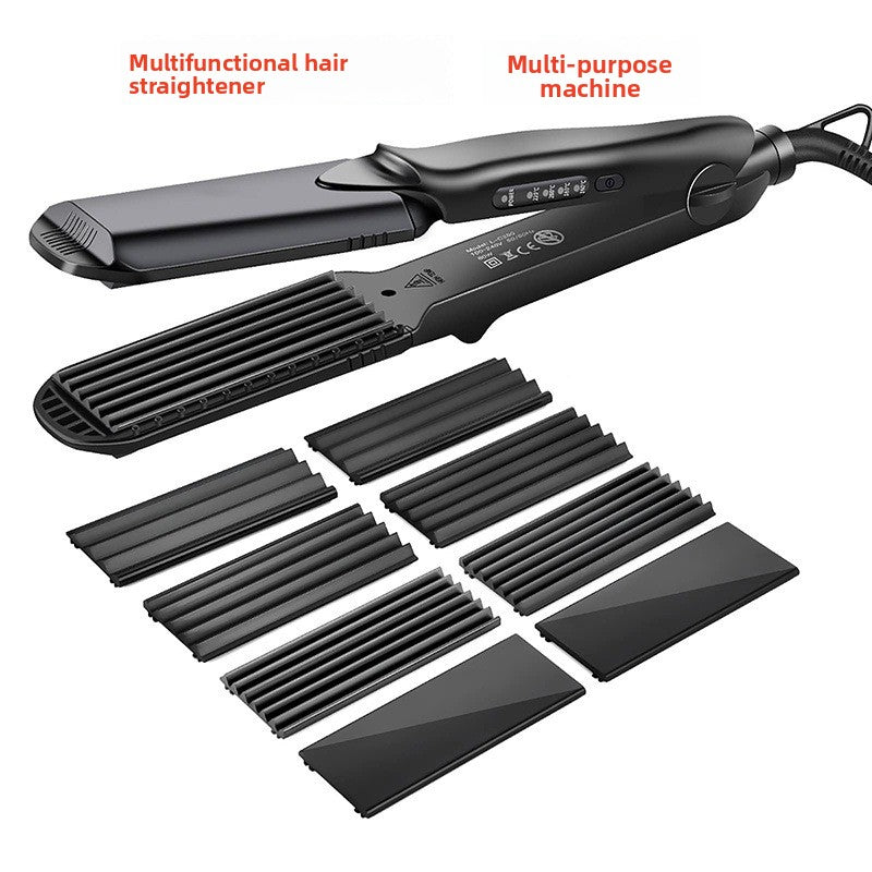 Large panel high-temperature hair straightener corn silk hair perming clamp