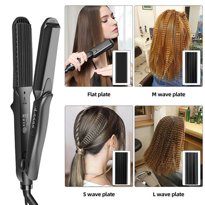 Large panel high-temperature hair straightener corn silk hair perming clamp