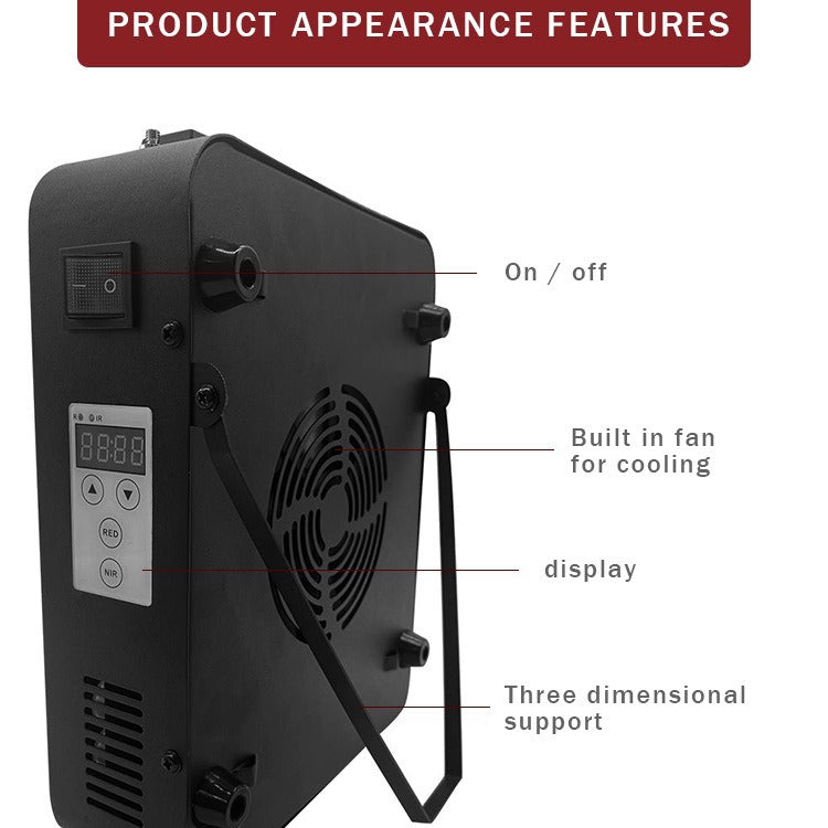 Large panel light therapy lamp