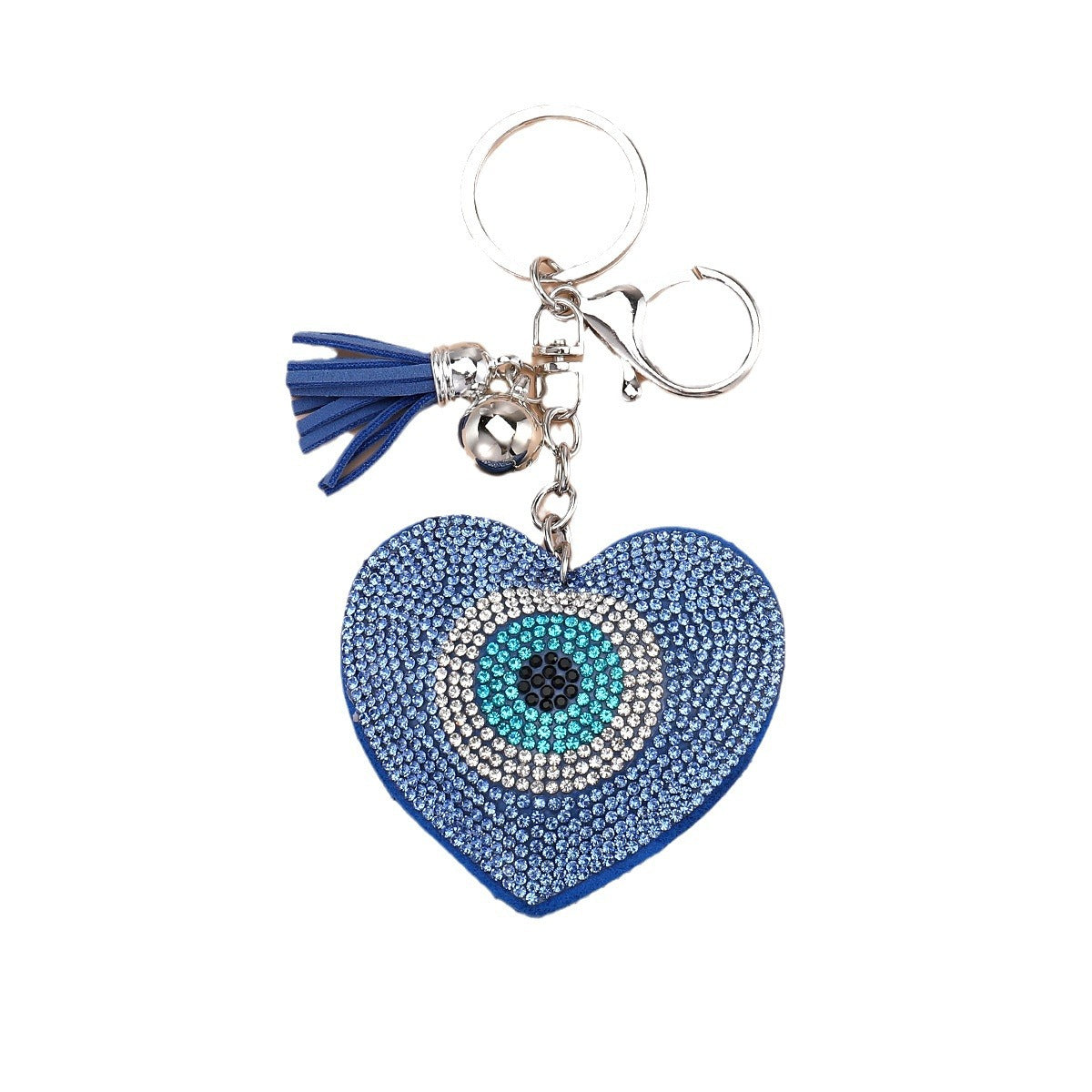Large Pendant with Diamond-studded Evil Eye