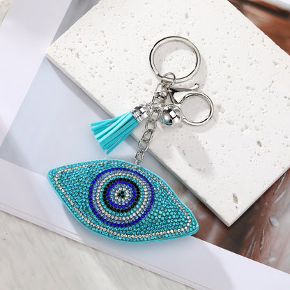 Large Pendant with Diamond-studded Evil Eye