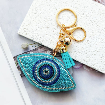 Large Pendant with Diamond-studded Evil Eye