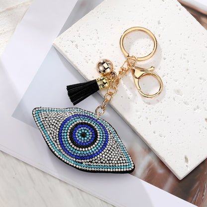 Large Pendant with Diamond-studded Evil Eye