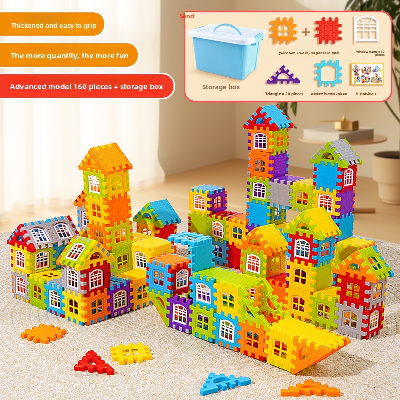 Large-piece building blocks for children