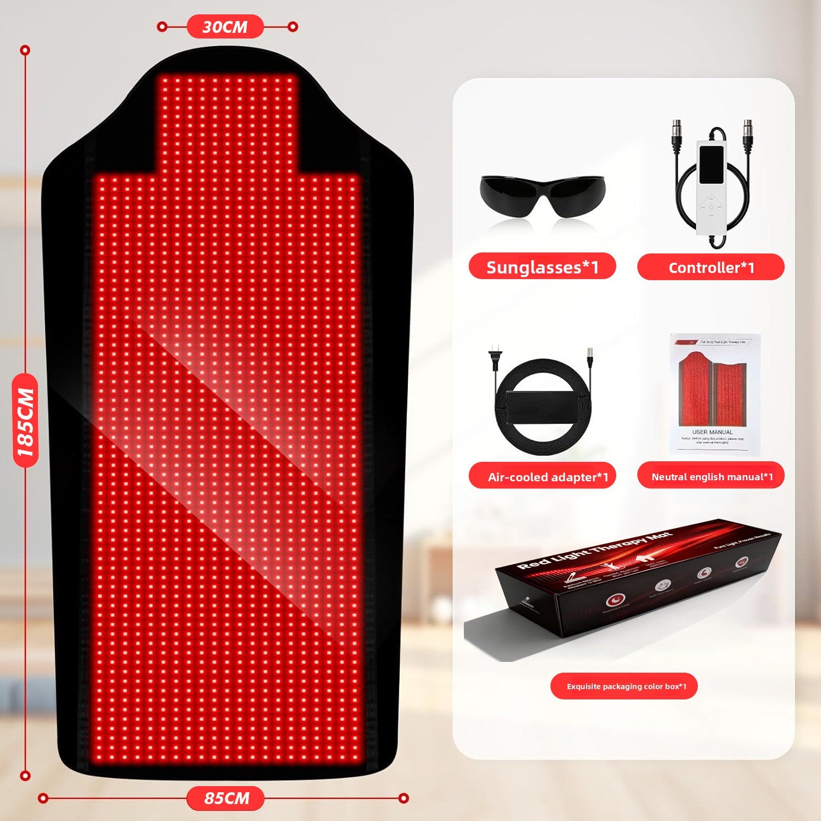 Large Red Infrared Therapy Mat with Double Wave Technology