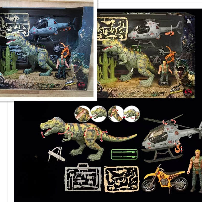 Large Remote Control Dinosaur Toy with Sound and Light