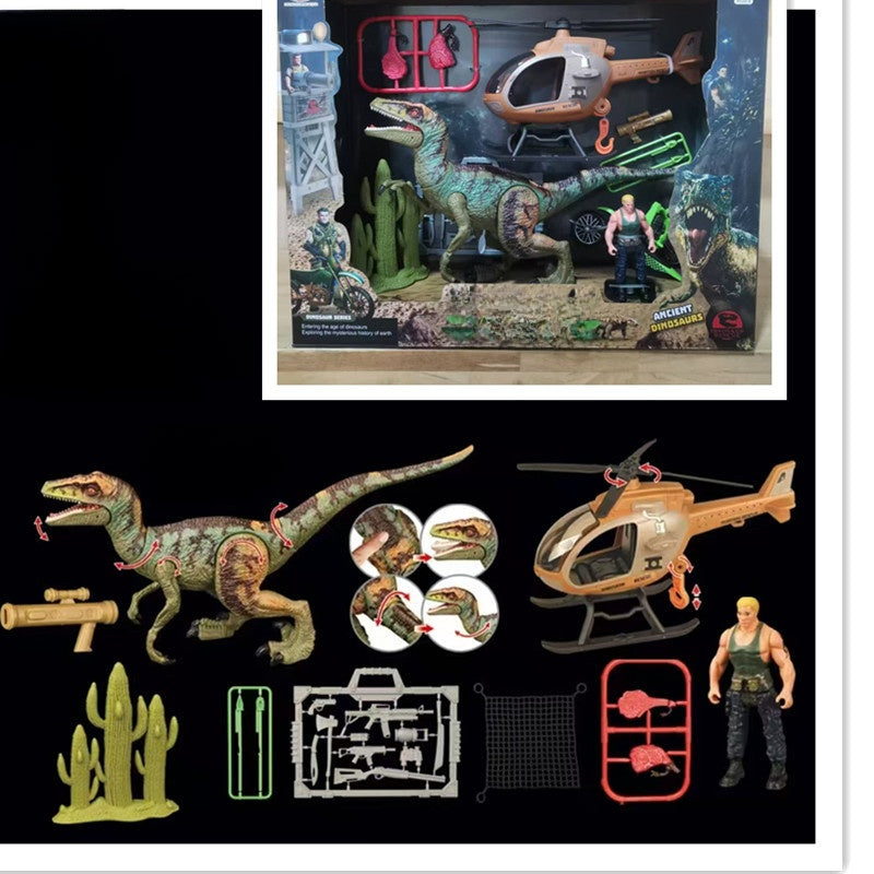 Large Remote Control Dinosaur Toy with Sound and Light