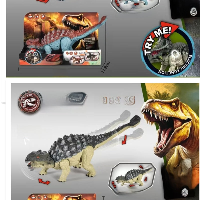 Large Remote Control Dinosaur Toy with Sound and Light