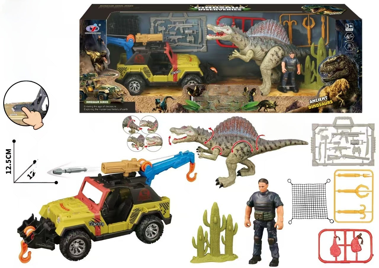 Large Remote Control Dinosaur Toy with Sound and Light