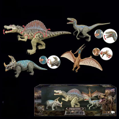 Large Remote Control Dinosaur Toy with Sound and Light