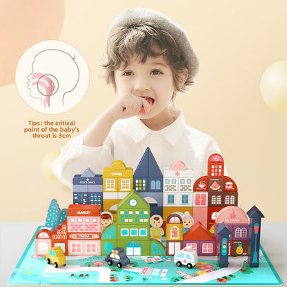 Large-sized building blocks toys