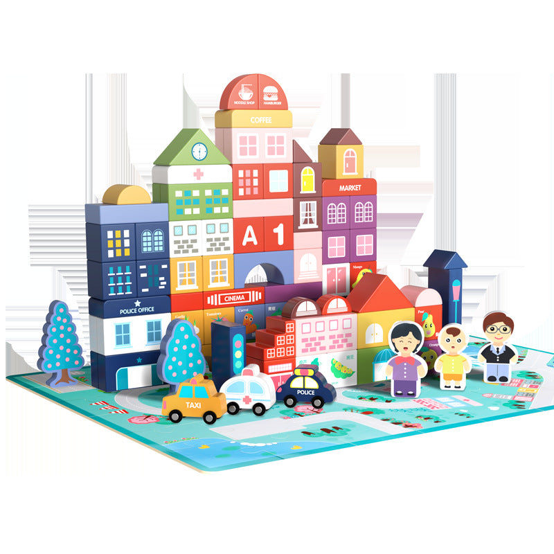 Large-sized building blocks toys