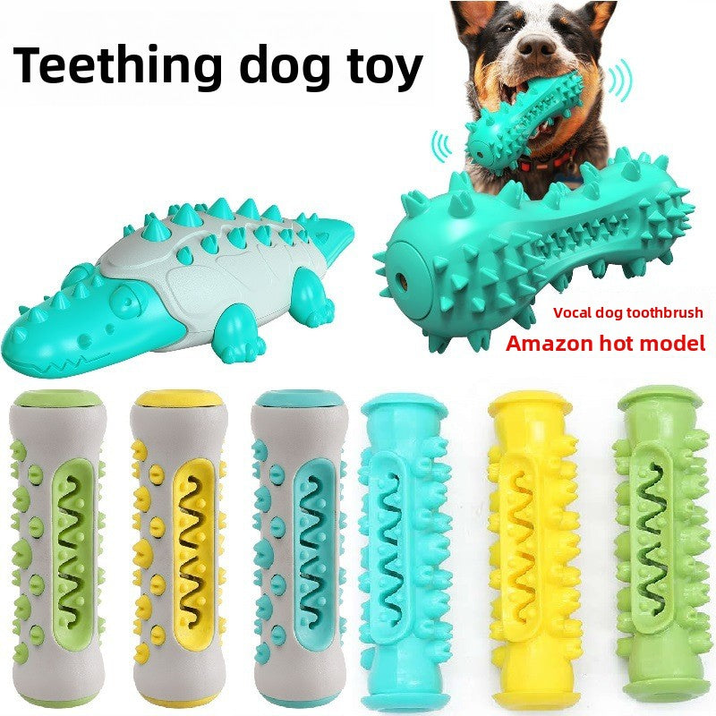 Large-sized gnawing teething dog toothbrush