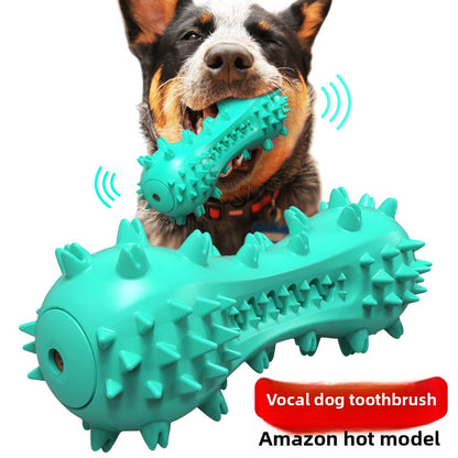 Large-sized gnawing teething dog toothbrush