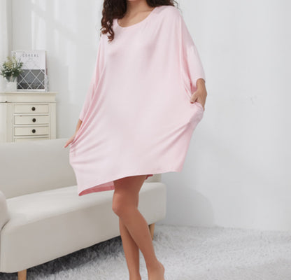Large-sized long T-shirt