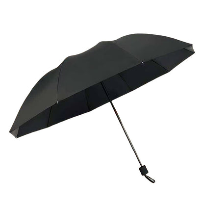 Large-sized manual umbrella suitable for both sunny and rainy days