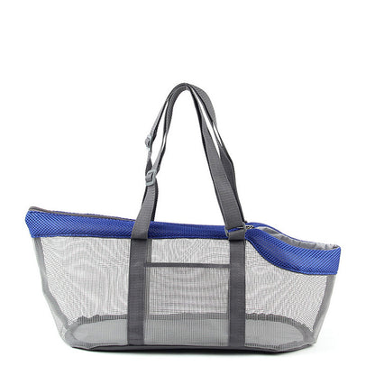 Large-sized pet travel transparent dog bag