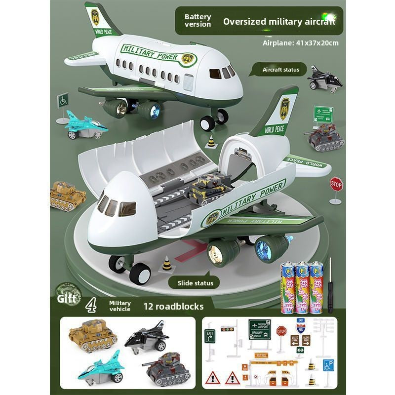 Large Transforming Aircraft Toy