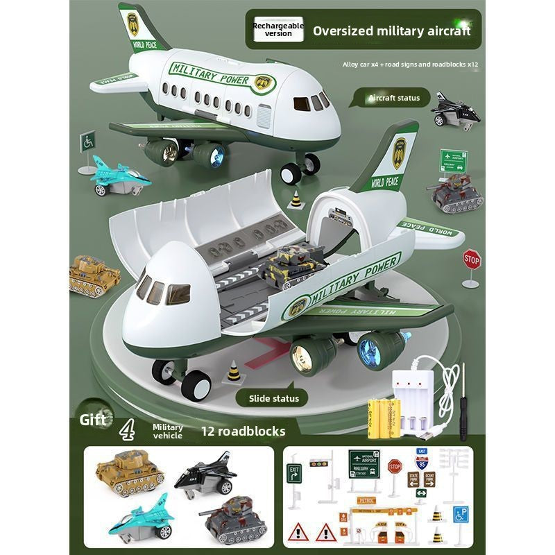 Large Transforming Aircraft Toy