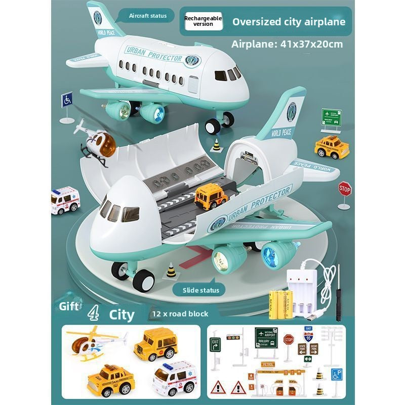 Large Transforming Aircraft Toy