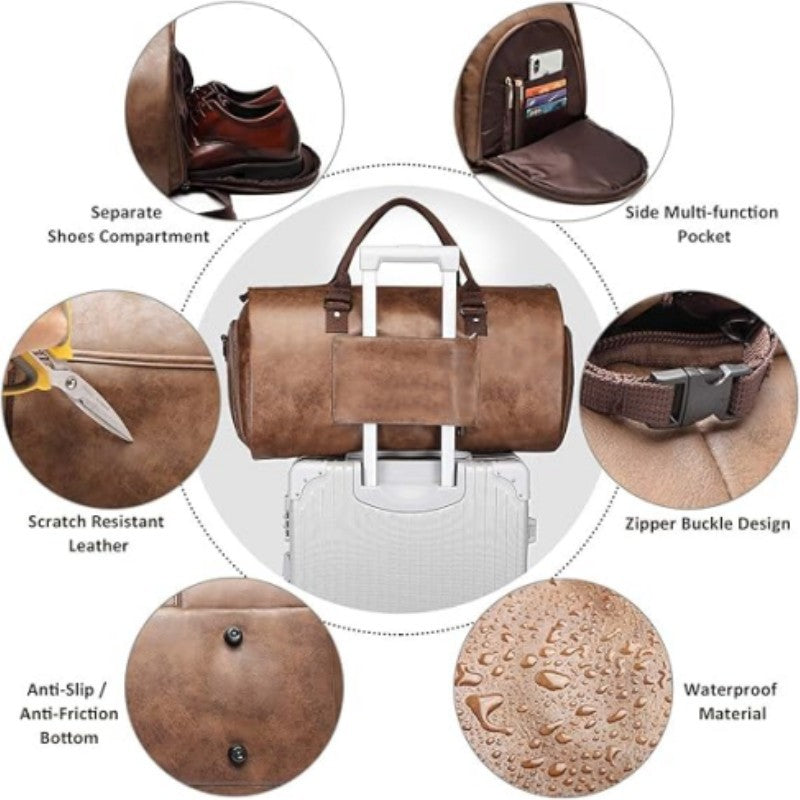 Large travel handbag