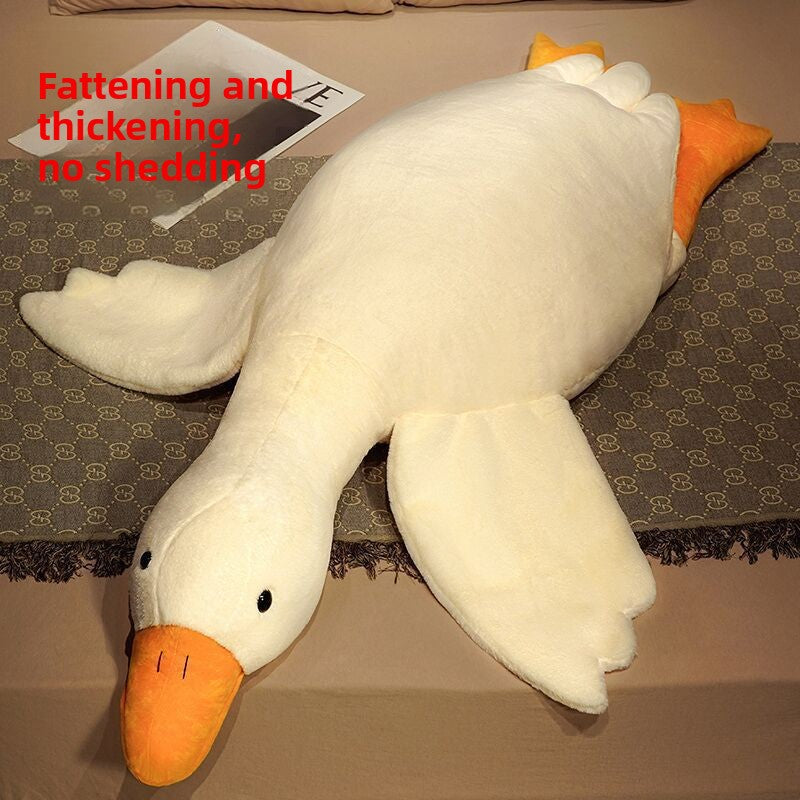 Large White Goose Pillow Toy