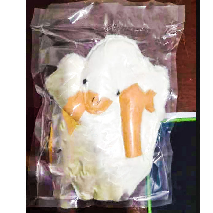 Large White Goose Pillow Toy