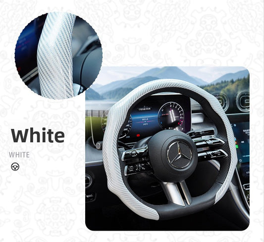 Laser Carbon Fiber Steering Wheel Cover