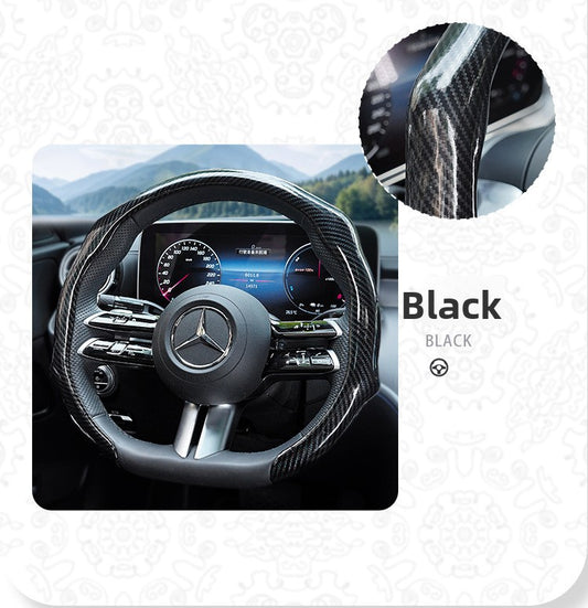 Laser Carbon Fiber Steering Wheel Cover