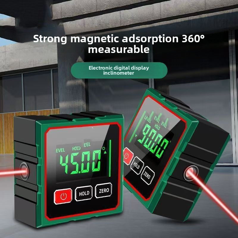 Laser digital tilt gauge